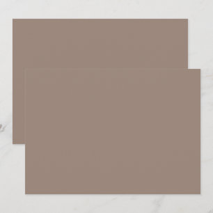 a brown wall with a clock on it thank you card