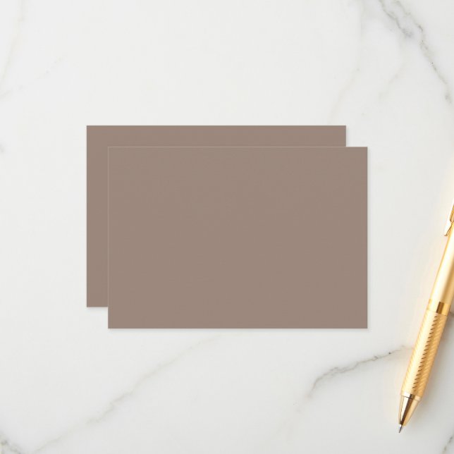 a brown wall with a enclosure card (Front/Back In Situ)