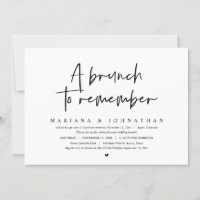 A Brunch To Remember, Wedding Elopement Party