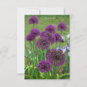 A Bunch of Alliums- Card