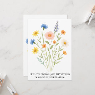 A burst of springtime joy invitation