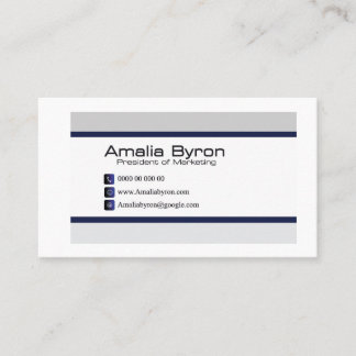 A business card. calling card