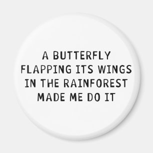 A Butterfly Flapping Magnet
