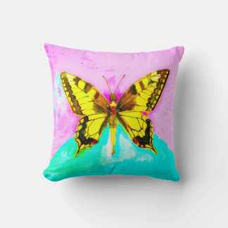 A butterfly girl cushion