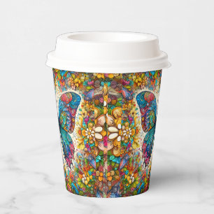 A Butterfly's Rainbow Ballet Paper Cups