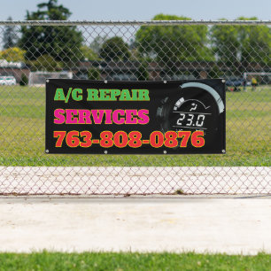 A/C Reepair Services Custom Banner