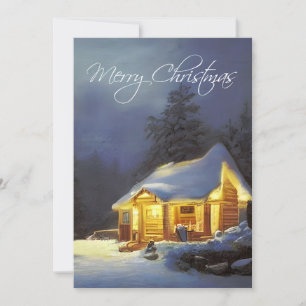 A Cabin Christmas Holiday Card