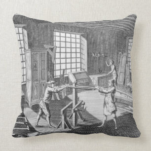 A cabinet maker's workshop, from the 'Encyclopedie Cushion