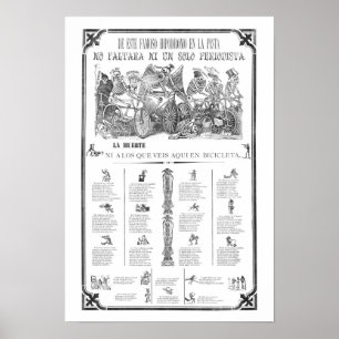 A “CALAVERA” BROADSIDE OF JOSE GUADALUPE POSAD POSTER