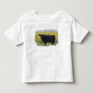 A calf amid the sunflowers of the Nebraska Toddler T-Shirt