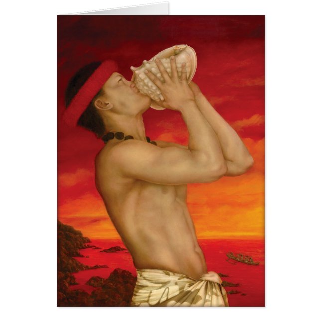 "A Call to the Divine(The Conch Blower)"by Higgins (Front)