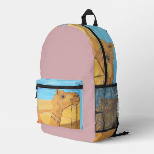 A camel backpack