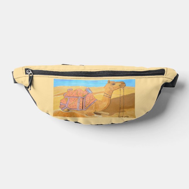 A camel fanny pack  (Lay Down)