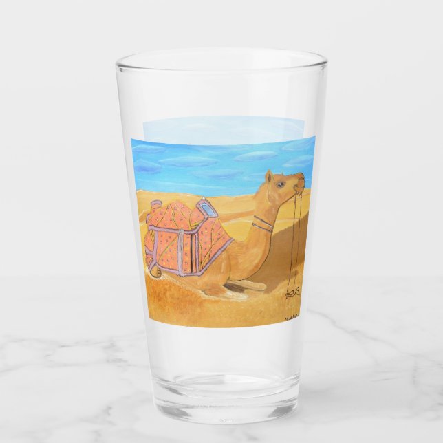 A camel  glass (Front)