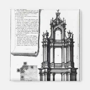 A campanile designed for St. Peter's, Rome Magnet