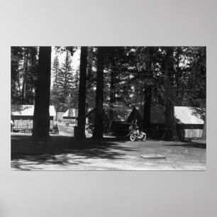 A Campground Scene Poster