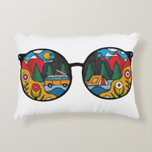 A Camping Adventure Decorative Cushion