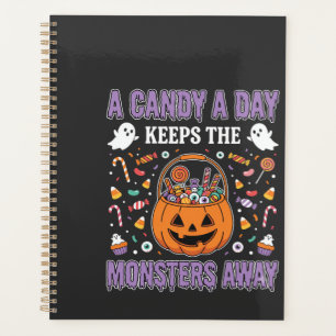 A Candy A Day Halloween T Shirt Design Planner