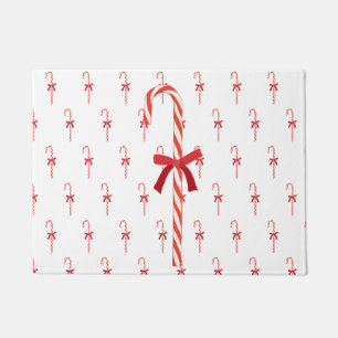 A Candy Cane Doormat