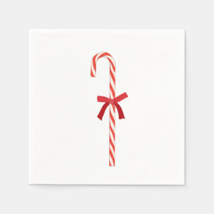 A Candy Cane Napkin