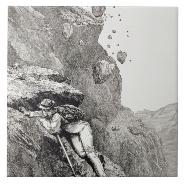 A Cannonade on the Matterhorn, 1862, from 'The Asc Tile (Front)