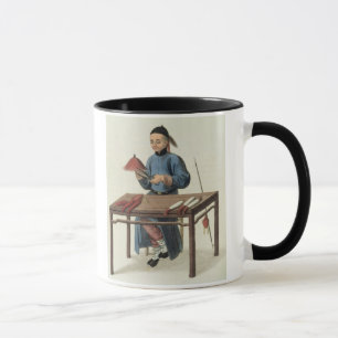 A Cap Maker, plate 51 from 'The Costume of China', Mug