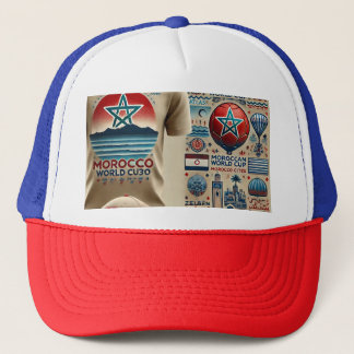 a cap with Morocco Tourism