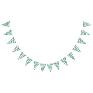 A captivating green and black design with a bold g bunting 
