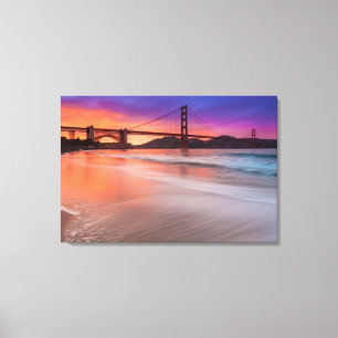 A capture of San Francisco's Golden Gate Bridge Canvas Print