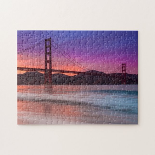 A capture of San Francisco's Golden Gate Bridge Jigsaw Puzzle (Horizontal)