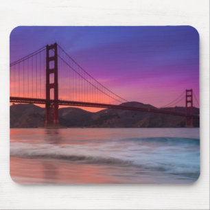 A capture of San Francisco's Golden Gate Bridge Mouse Pad