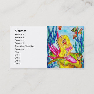 a card PEARLS OF THE SEA MAIN, Name, Address 1,...