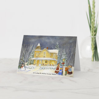 A-Caroling We Will Go Holiday Card