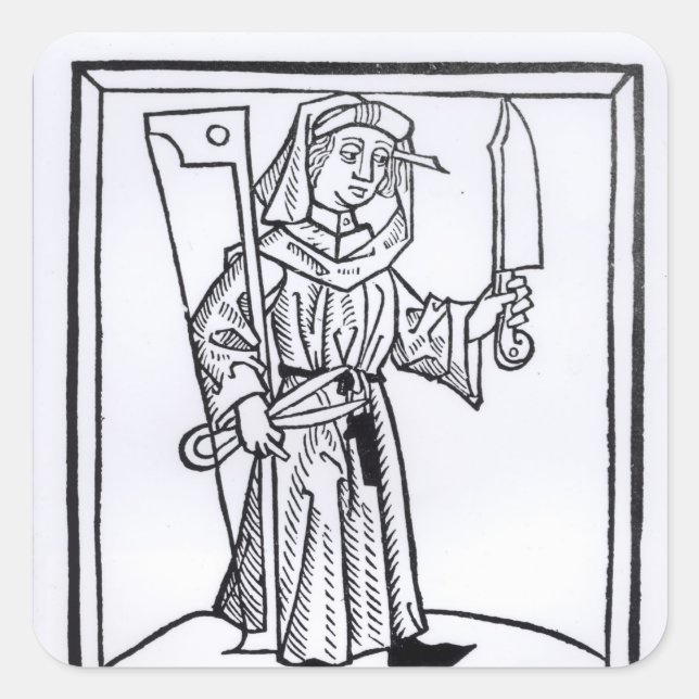 A Carpenter Square Sticker (Front)