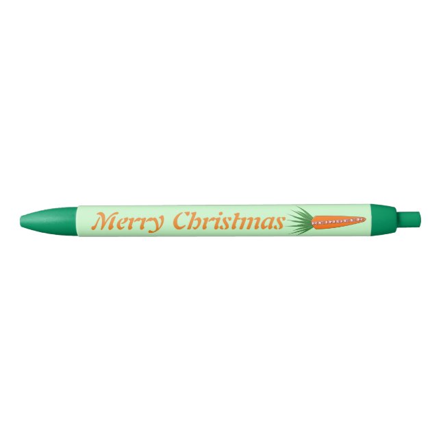 A Carrot for Christmas Reindeer Custom Pen (Front)