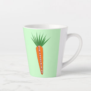 A Carrot for Christmas Reindeer Latte Mug