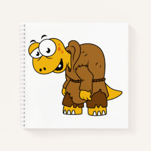 A Cartoon Dinosaur Hunchback. Notebook