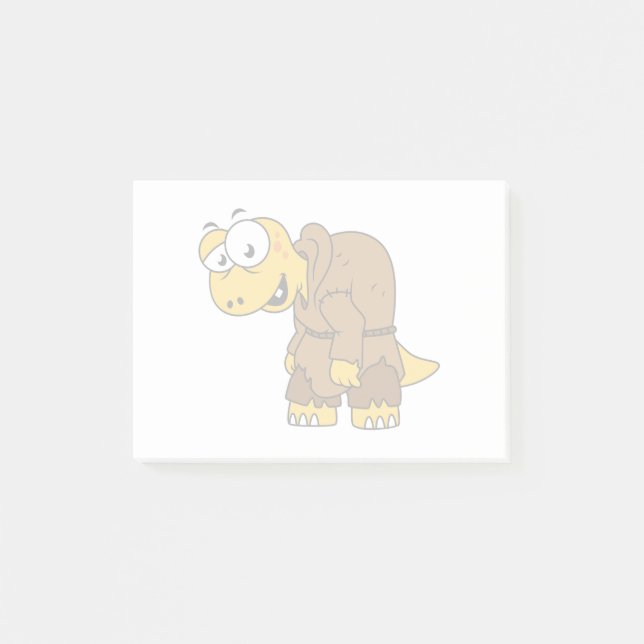 A Cartoon Dinosaur Hunchback. Post-it Notes (Front)