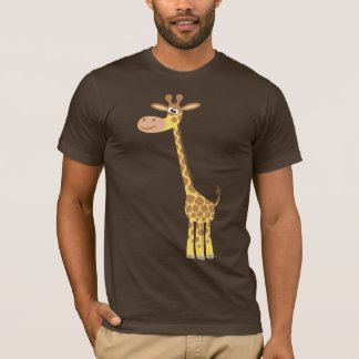 A cartoon giraffe T-shirt