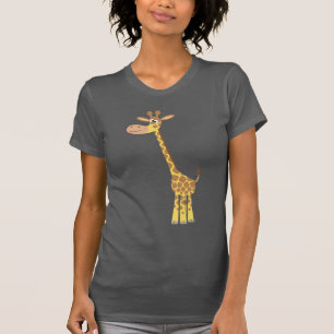 A cartoon giraffe Women T-shirt