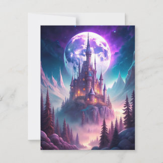 A Castle in Winter Postcard