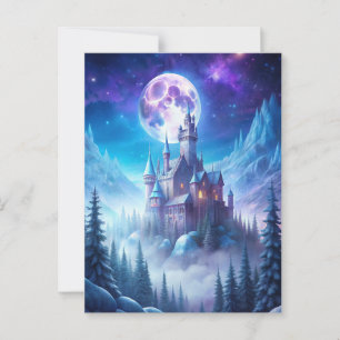 A Castle in Winter Postcard