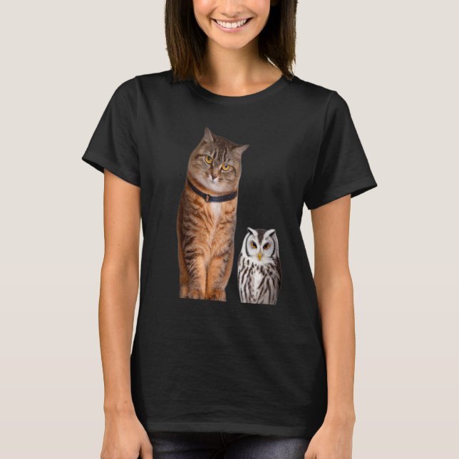 A CAT AND AN OWL 5 T-Shirt (Front)