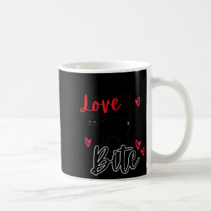 A Cat Bite Means Love, Kitty Valentines Coffee Mug