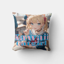 a cat-ear girl in sailor-style clothes