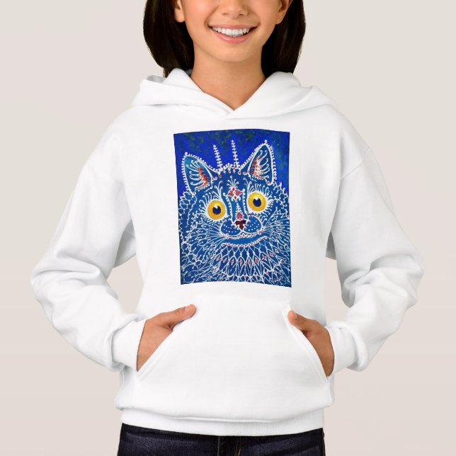 A cat in gothic style by Louis Wain  (Front)