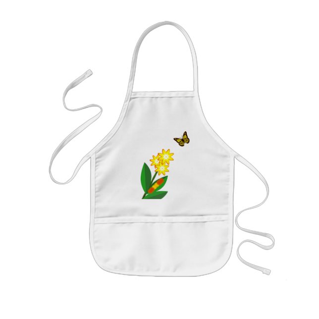 A Caterpillars Life Kids Apron (Front)