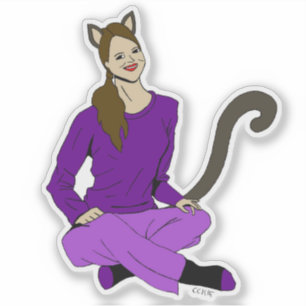 a catgirl