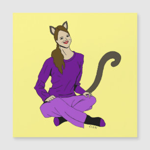 a catgirl