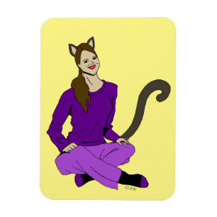 a catgirl magnet